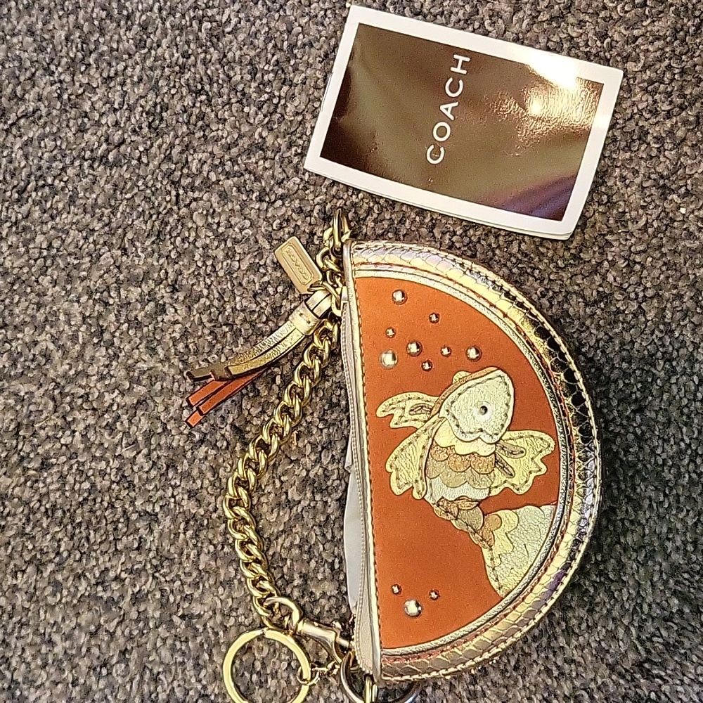 Coach Koi Fish Mini Coin Purse